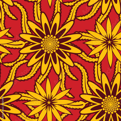 vintage seamless floral wallpaper pattern