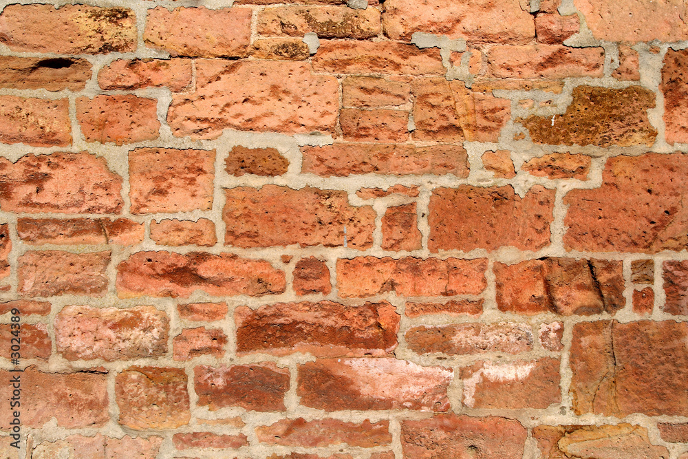 old orange stone wall. old orange stone wall.