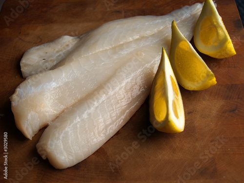 fresh orange roughy filet photo