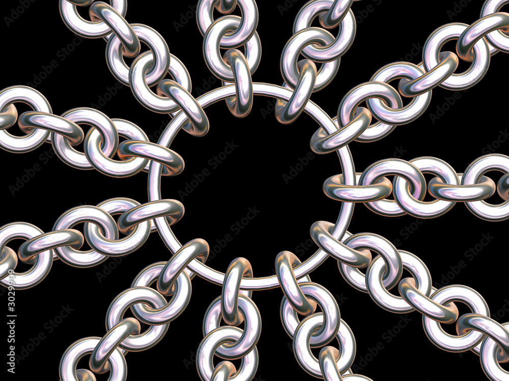 Fototapeta premium chain circle