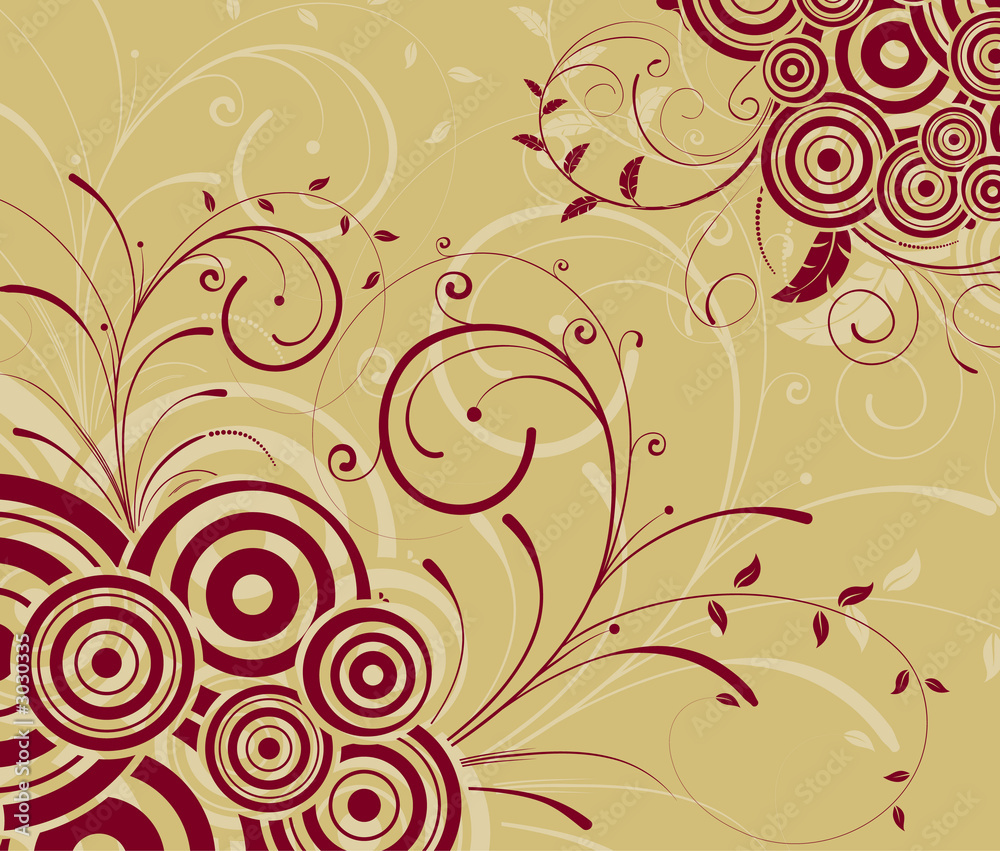 abstract floral background