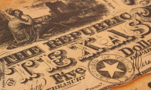republic of texas currency