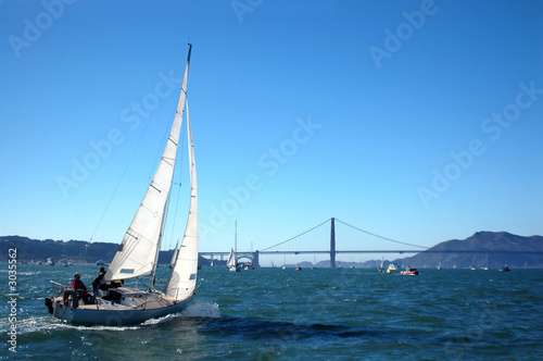 sailing the bay