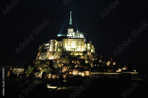 nuit sur le mont st michel