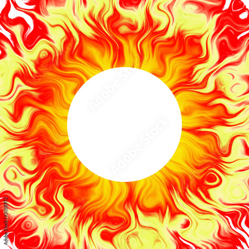 sun background, solar, fiery aura