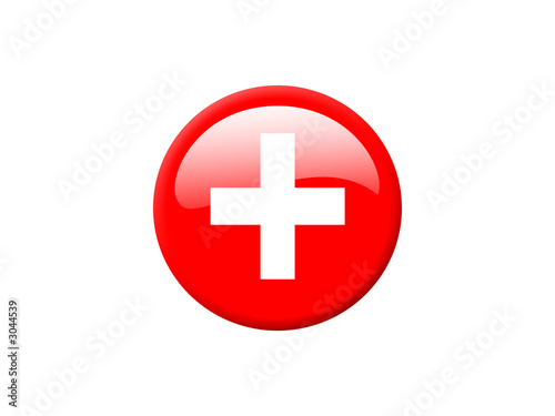 button red cross