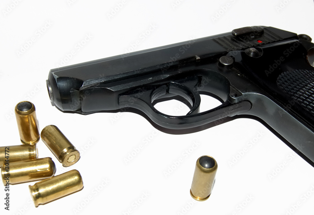 pistol closeup
