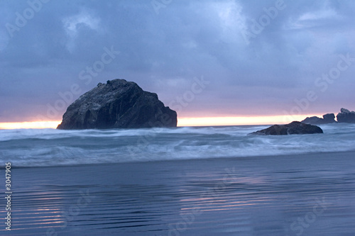 a gloomy face rock