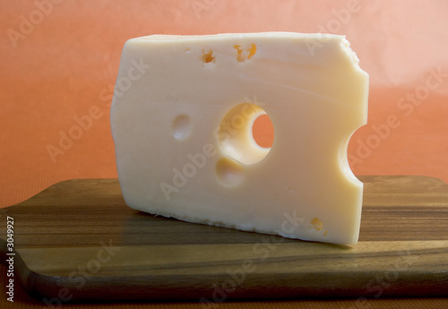 piece of yellow cheese