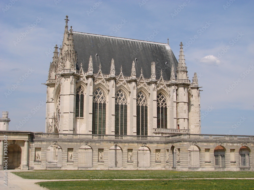 Fototapeta premium sainte-chapelle du chateau de vincennes