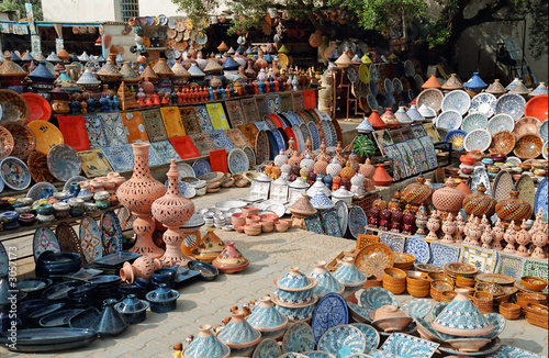 tunisie - tourist market photo