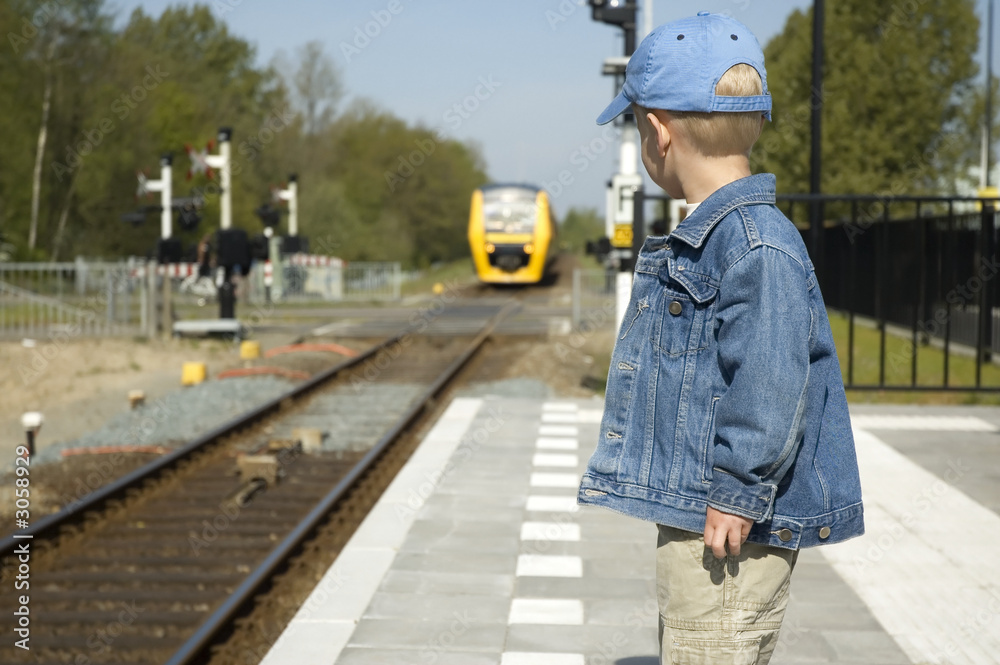 waiting for the train waiting for the train