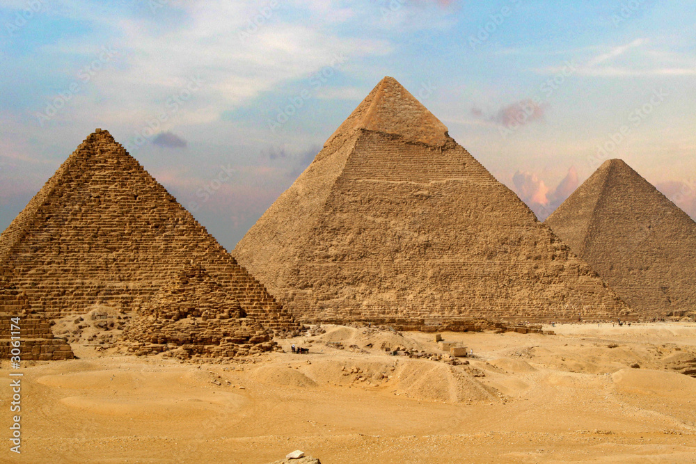 Naklejka premium the great pyramids of giza