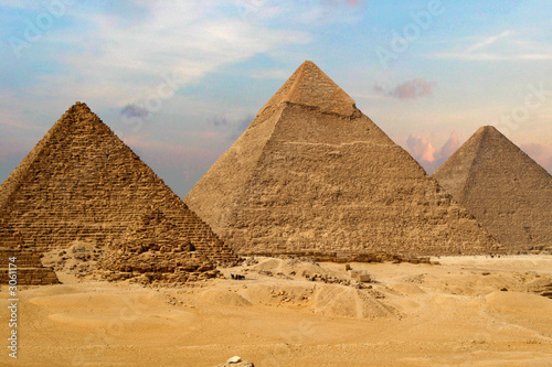 Canvas Print the great pyramids of giza