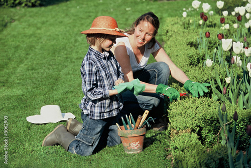 famille jardin