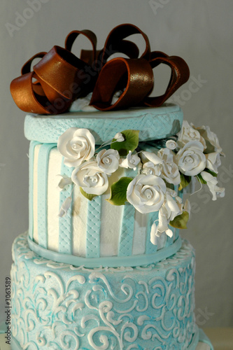 blue cake