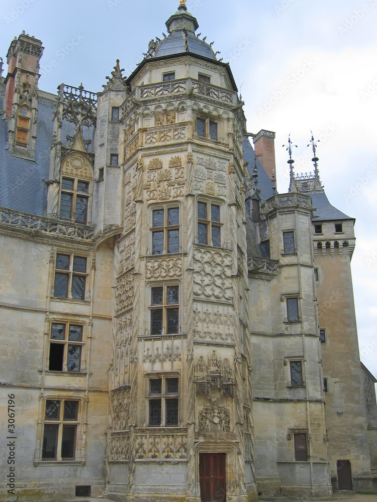 tower of the french castle, meilland castle, france