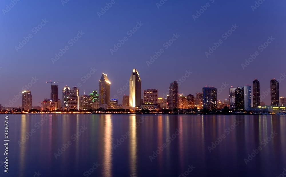 Fototapeta premium san diego lights 3