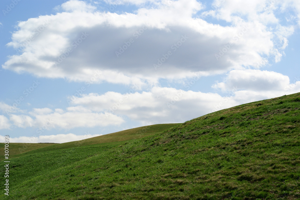 beutiful green hill