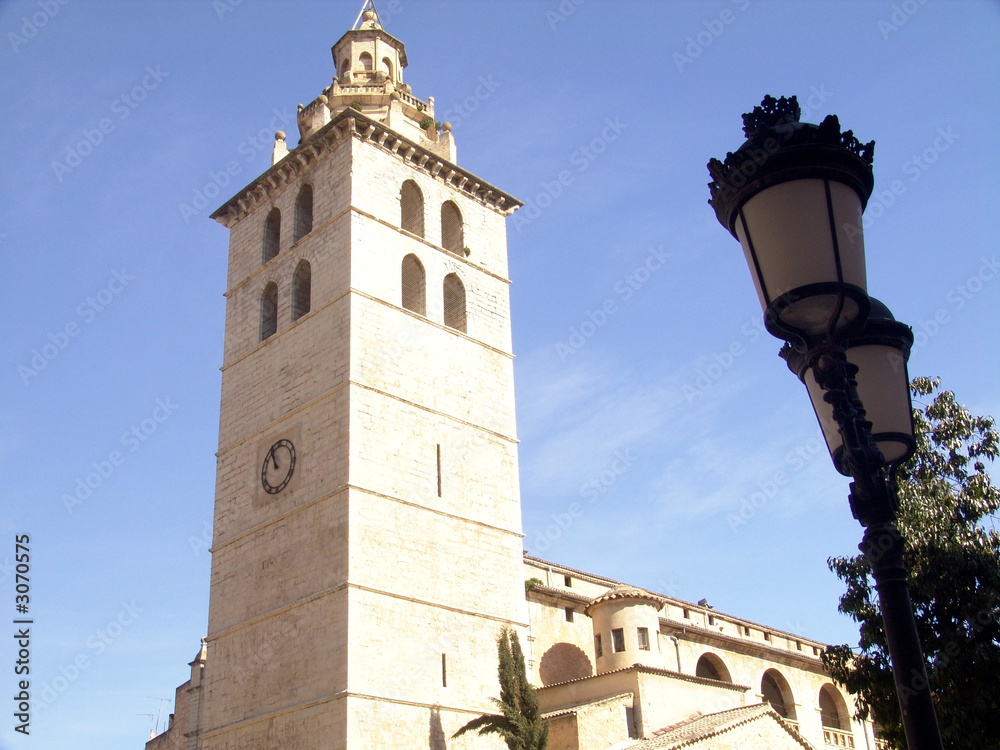 mallorca, kirchturm