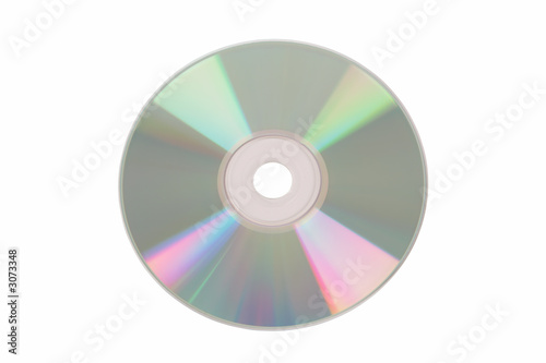 isolated cd with clipping path