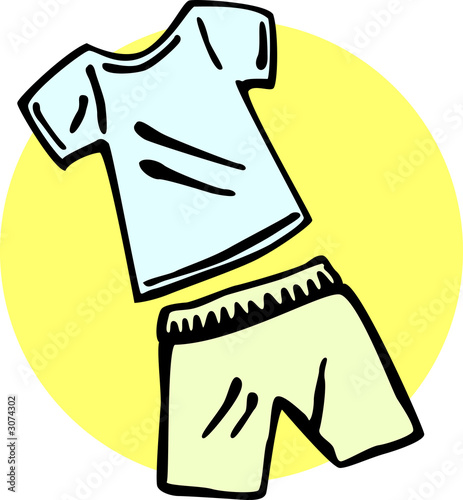 shirt and shorts
