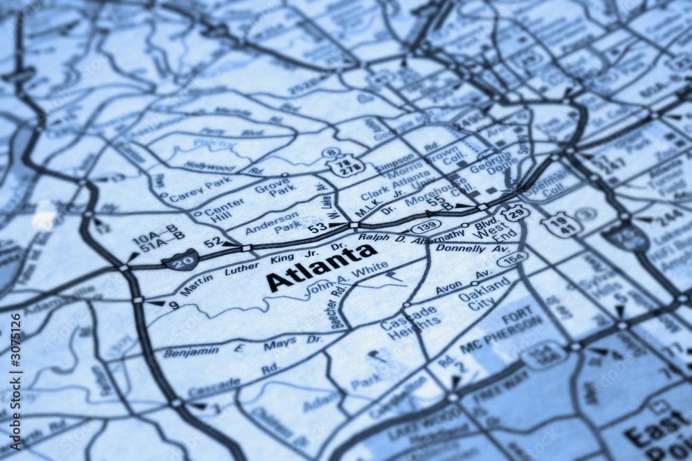 map of atlanta