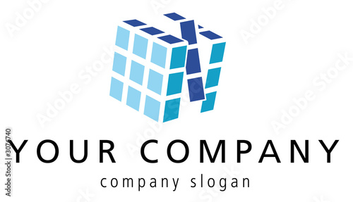 logo mit würfel