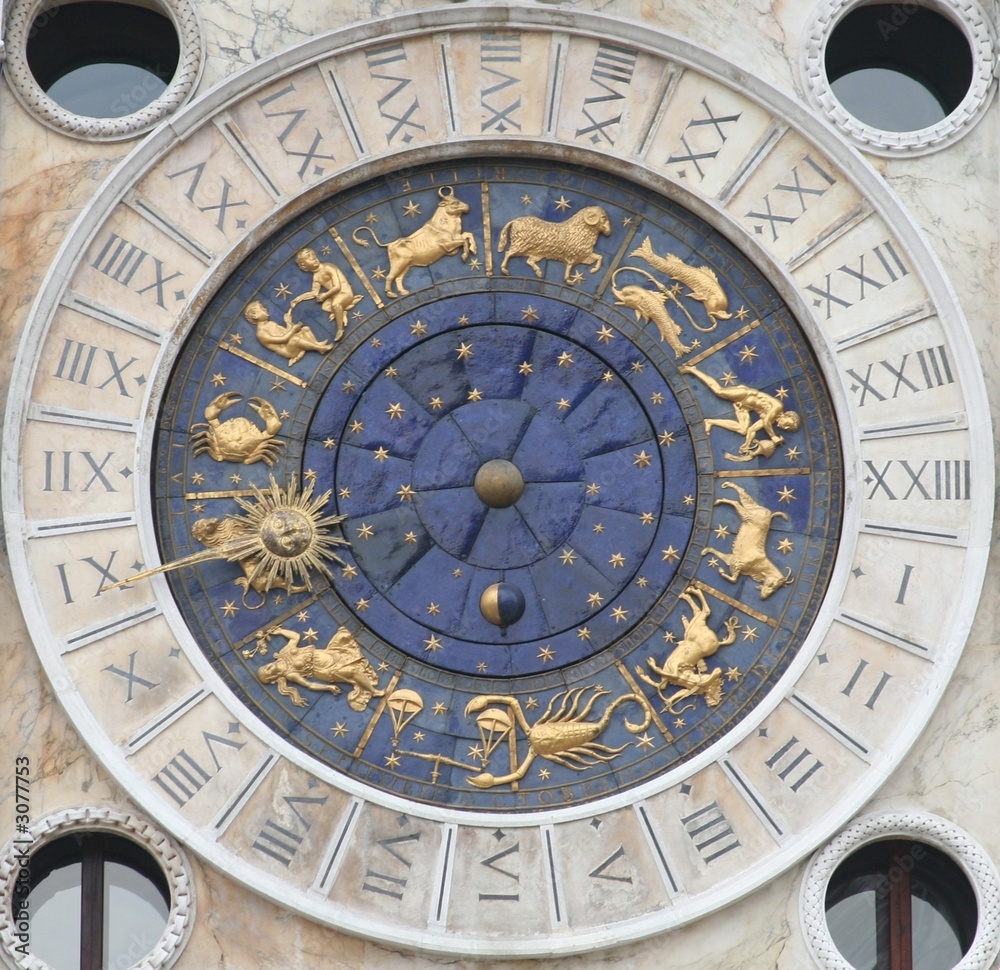 horoscope clock