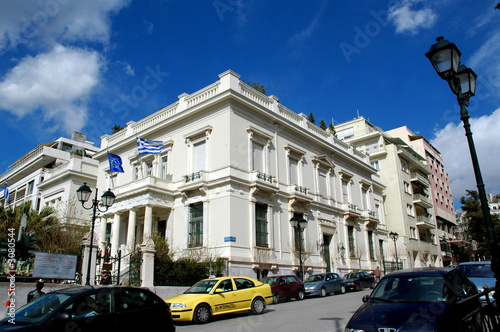 beautiful building in athens, greece