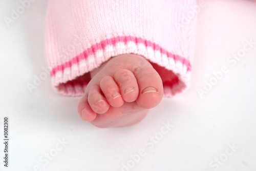 cute little baby foot