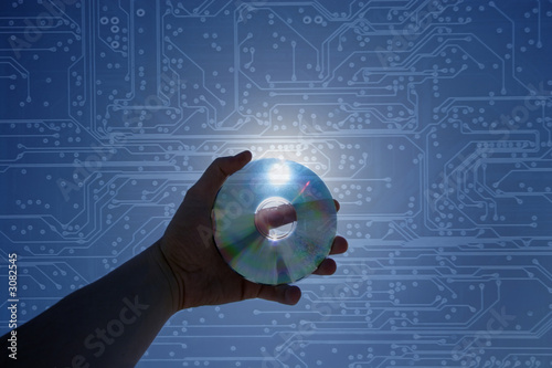 laser disc on electronic sky