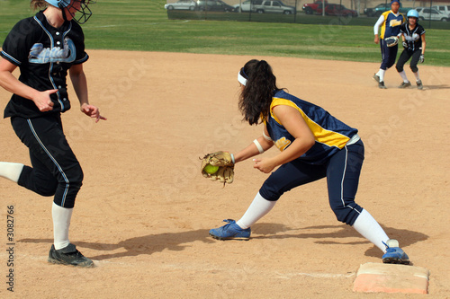 fastpitch firstbase catch
