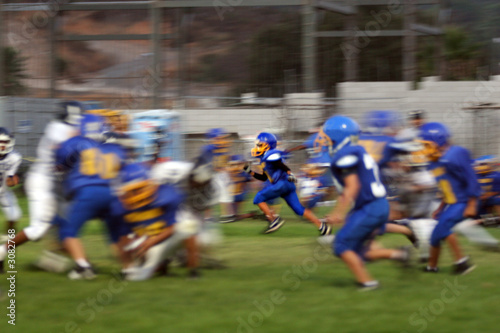 football players in motion