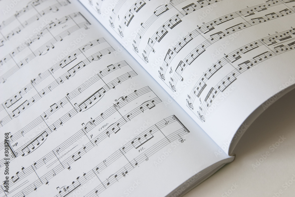 Naklejka premium sheet music