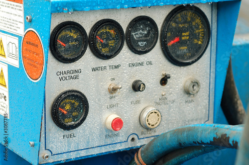 machine control panel photo