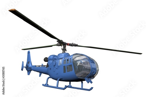 Fototapeta Naklejka Na Ścianę i Meble -  blue helicopter