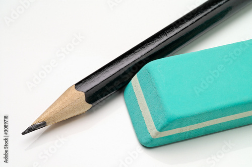 write and delete - pencil and eraser