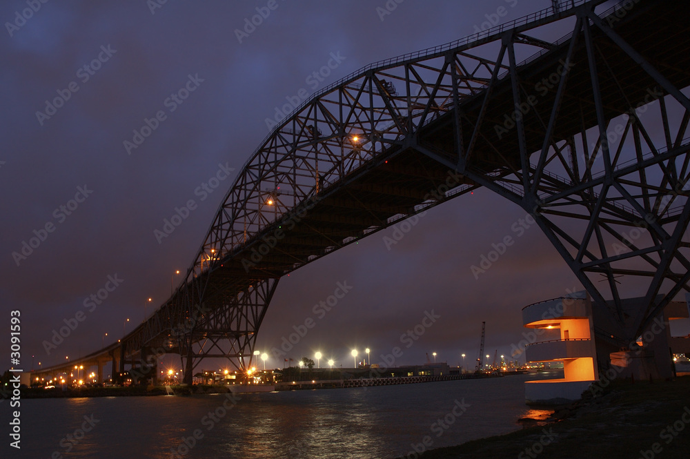 lights of the harbor bridge