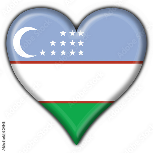 Free Download bottone cuore uzbekistan button heart flag - GFXLoad