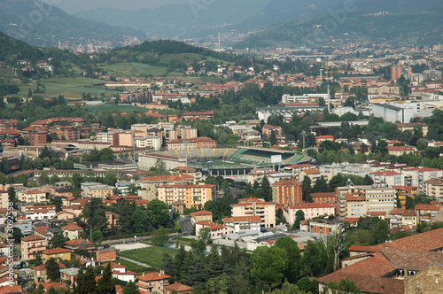 aerial city view