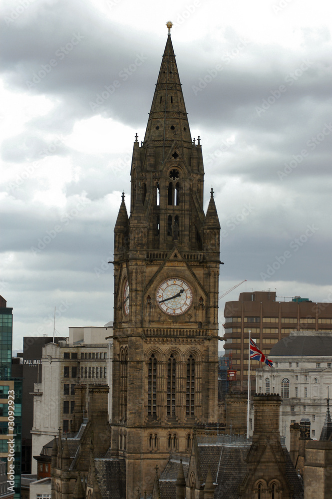 manchester town hall clock