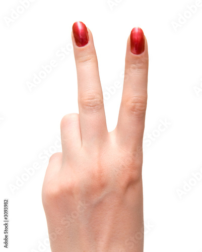 victory sign