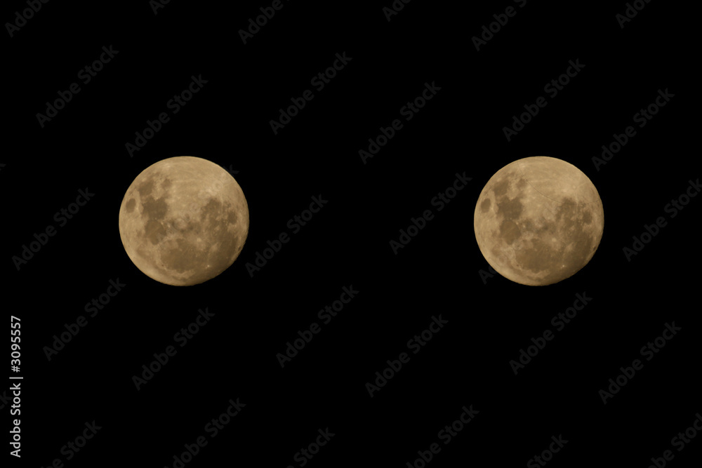 Obraz premium twin moons