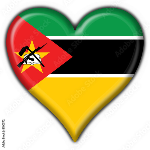 Free Download bottone cuore mozambique button heart flag - GFXLoad