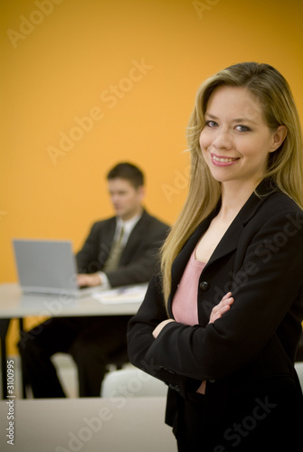 business woman portrait in office