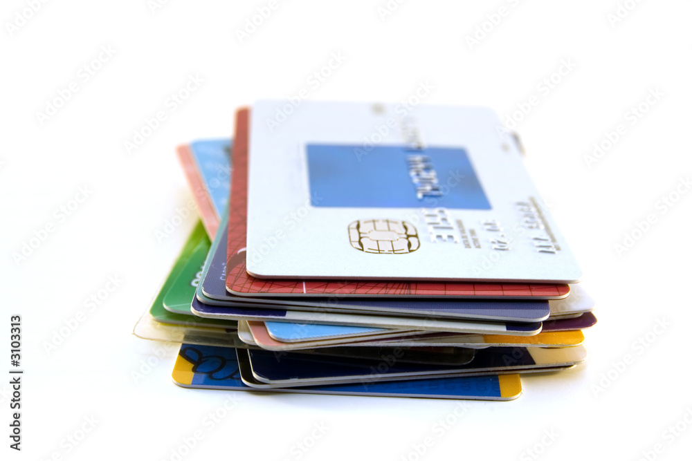 stack of credit cards stack of credit cards