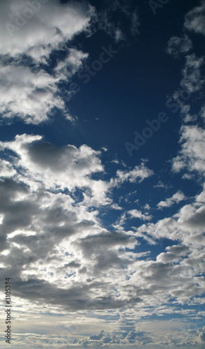 Fototapeta Naklejka Na Ścianę i Meble -  white fluffy clouds in the sky, philippines
