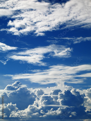 thick white fluffy clouds, philippines