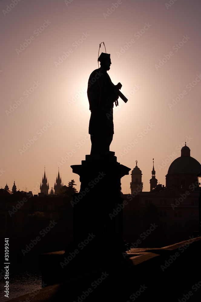 Fototapeta premium statue of st john